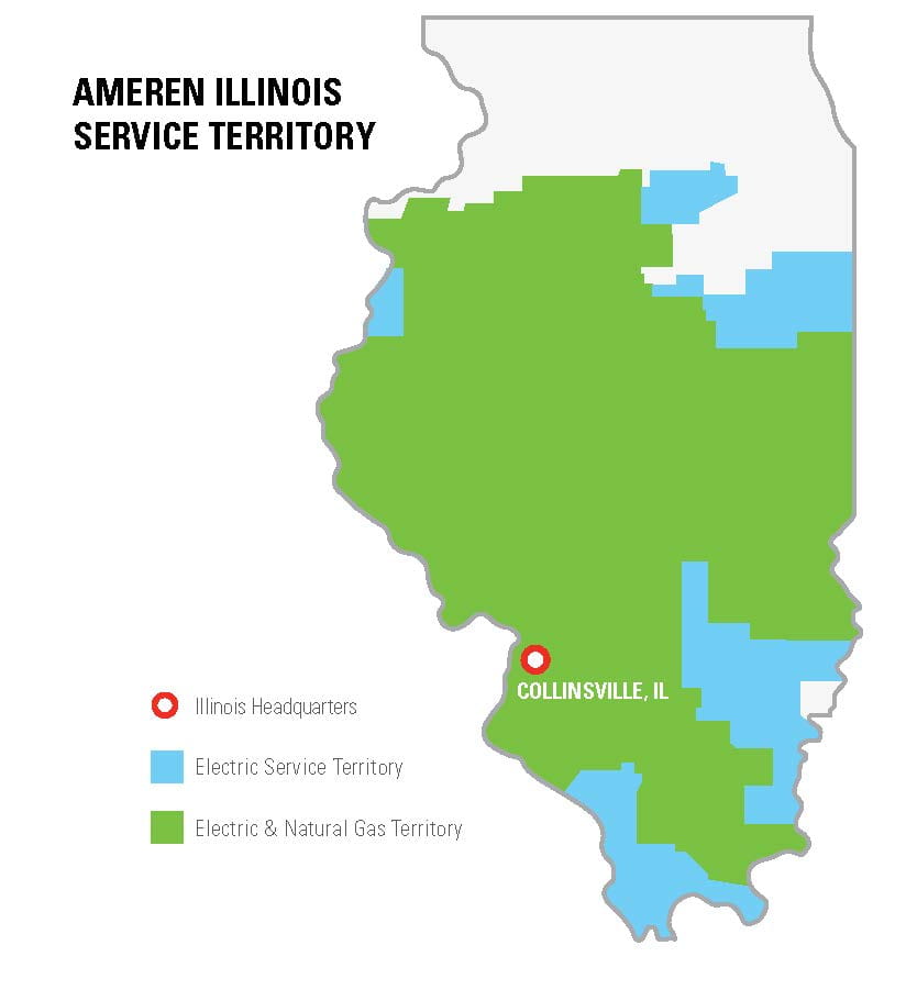 Service Territory Ameren Illinois