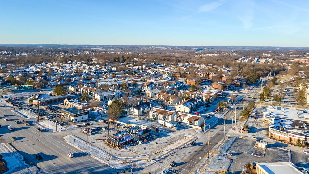 aerial view of the Castle Bluff energy center