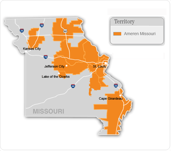 Ameren Missouri Service Map