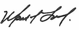 Marty Lyons signature. 
